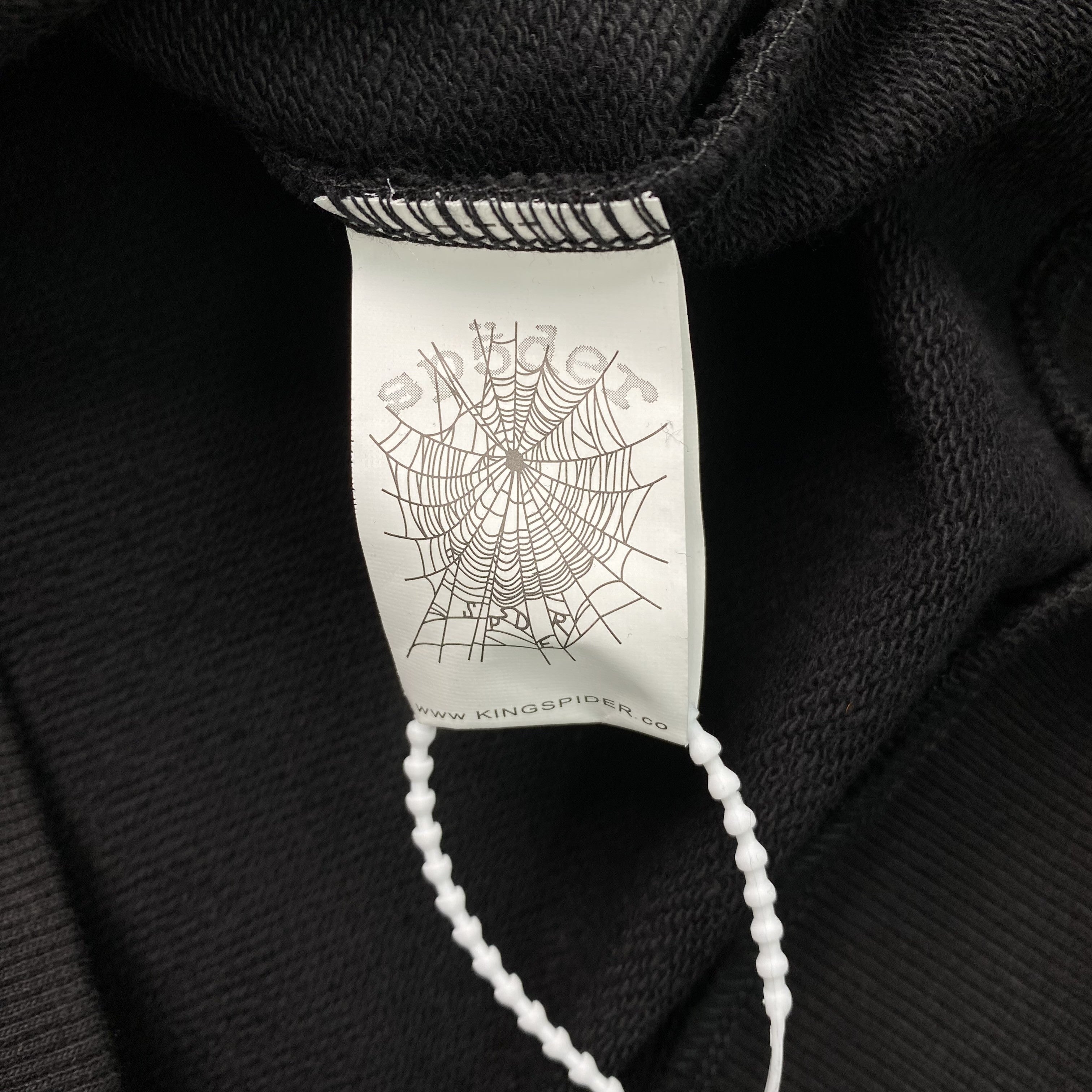 SP5DER ANGEL NUMBER HOODIE BLACK
