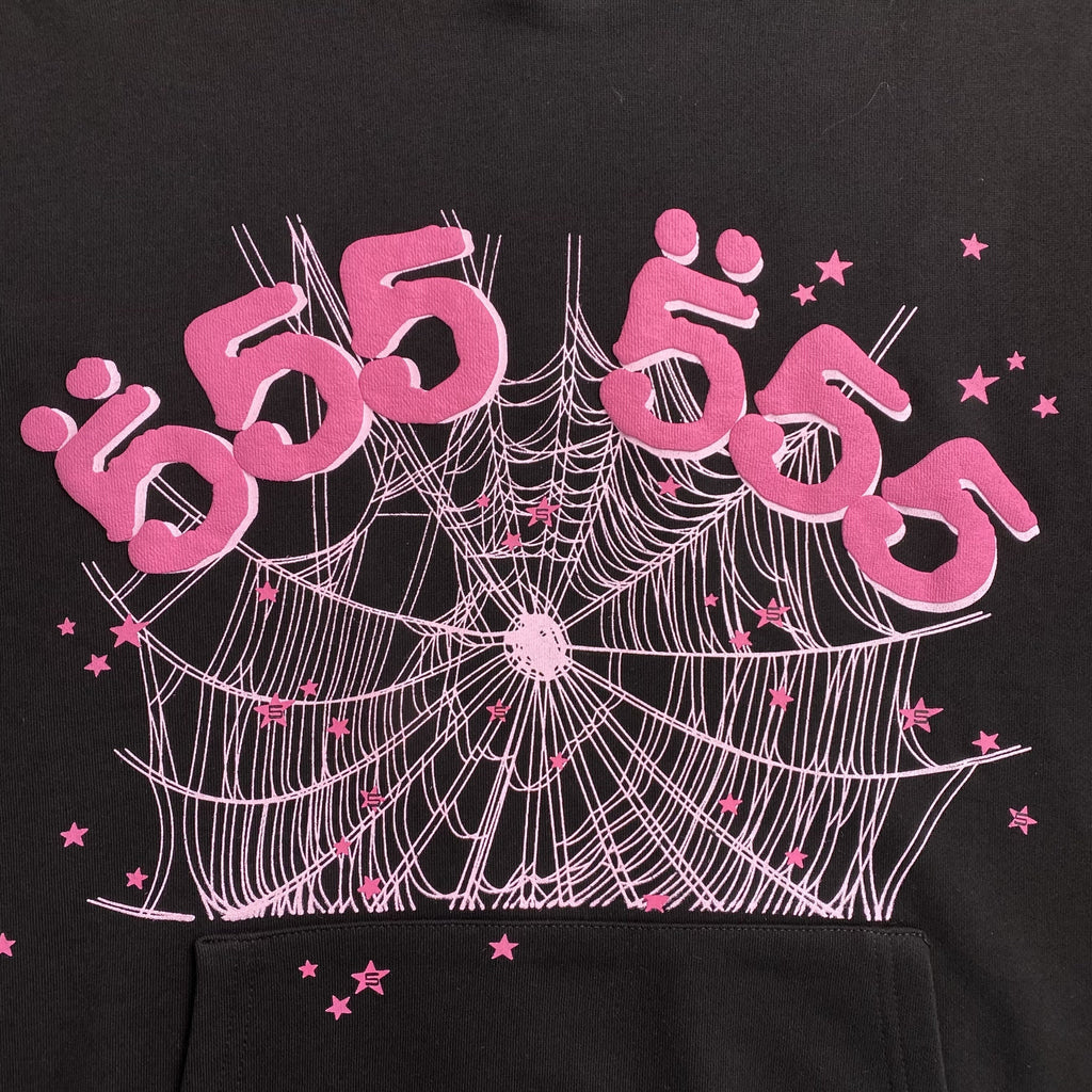 SP5DER ANGEL NUMBER HOODIE BLACK