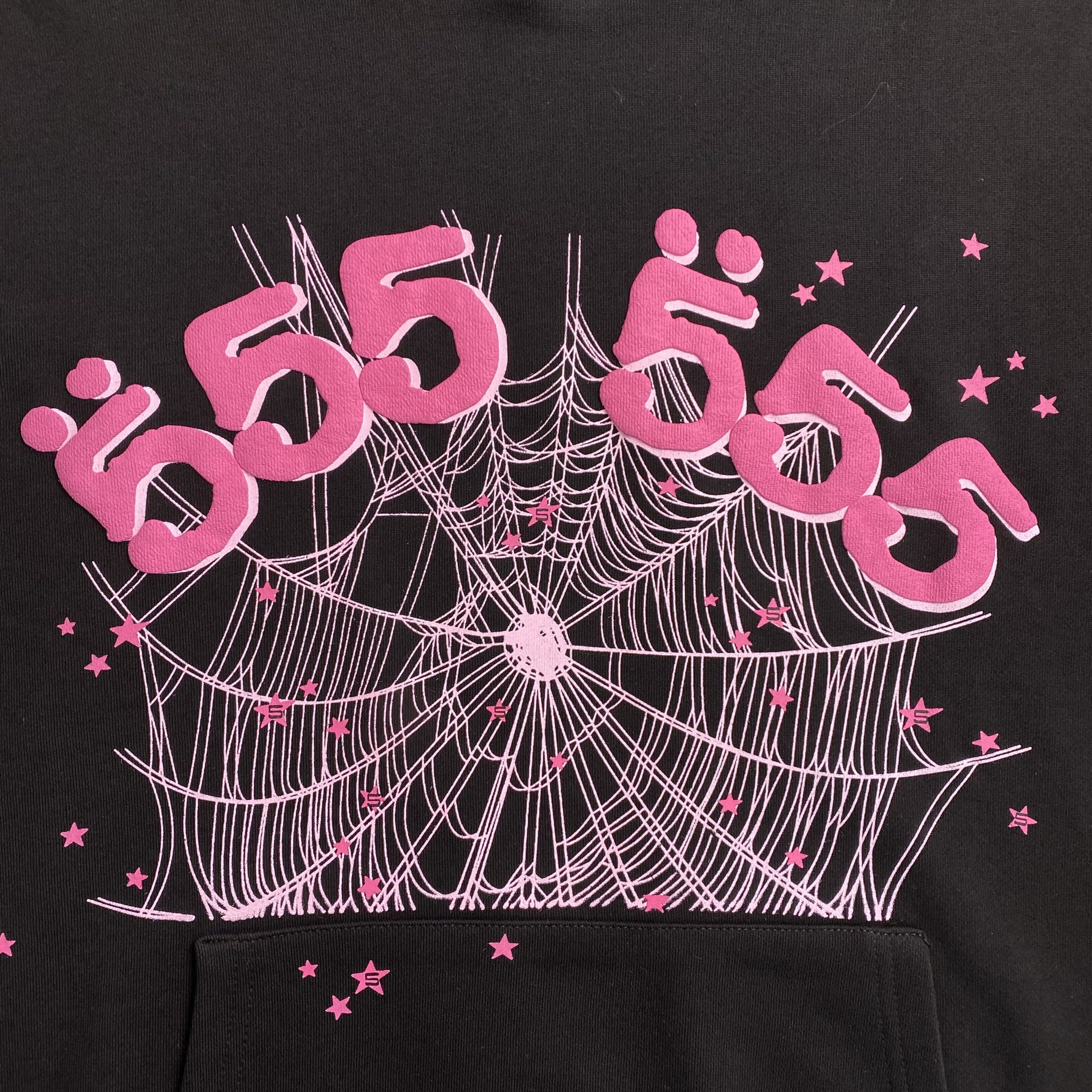 SP5DER ANGEL NUMBER HOODIE BLACK