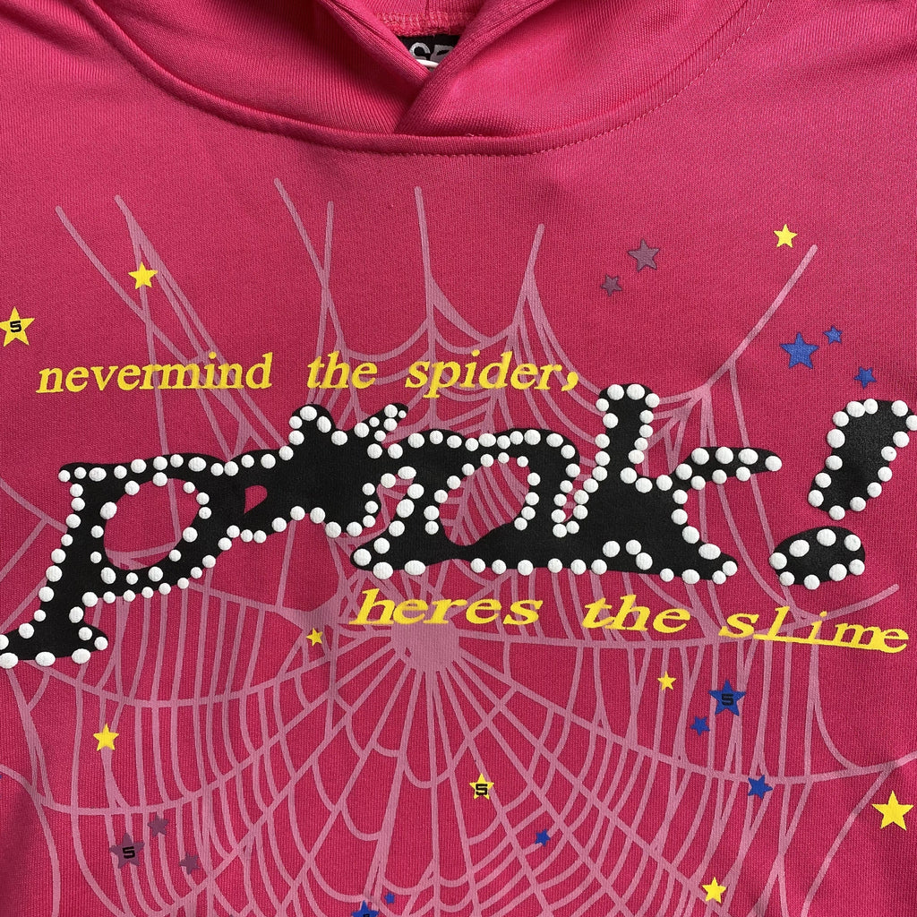 SP5DER P*NK HOODIE PINK