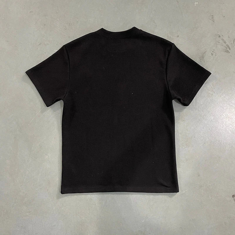 CORTEIZ INSIGNIA WAFFLE TEE BLACK